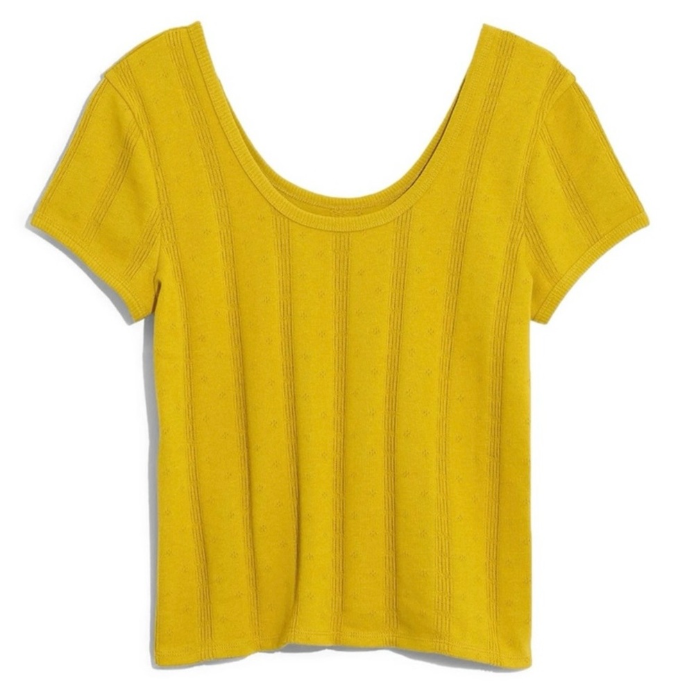 NEW MADEWELL POINTELLE KNIT TOP - Picture 7 of 7